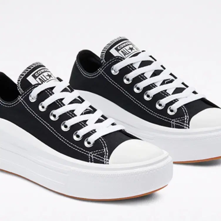 [BUNJANG] Converse Chuck Taylor All Star Move Black Sneakers 570256C / 척테일러 올스타 무브 블랙 570256C