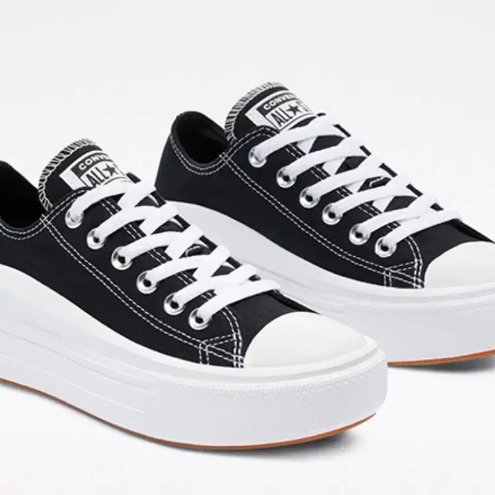 [BUNJANG] Converse Chuck Taylor All Star Move Black Sneakers 570256C / 척테일러 올스타 무브 블랙 570256C