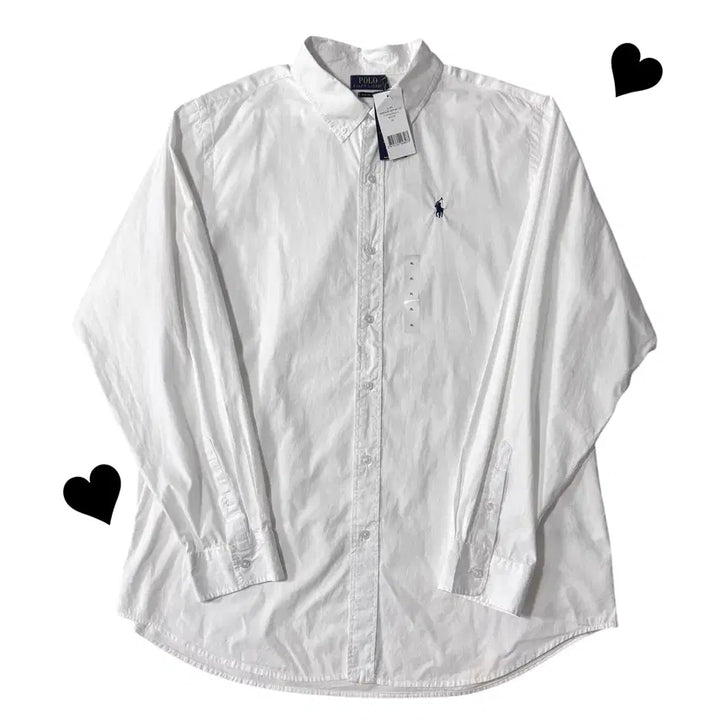 [BUNJANG] Polo Ralph Lauren New Model White Shirt XL / 새상품 신형 폴로 랄프로렌 화이트 셔츠