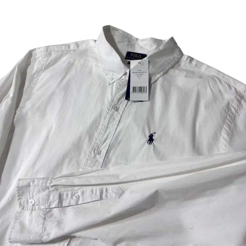 [BUNJANG] Polo Ralph Lauren New Model White Shirt XL / 새상품 신형 폴로 랄프로렌 화이트 셔츠