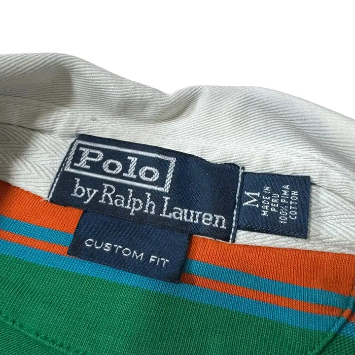 [BUNJANG] Polo Ralph Lauren Striped Rugby Shirt / 폴로 랄프로렌 단가라 럭비티셔츠