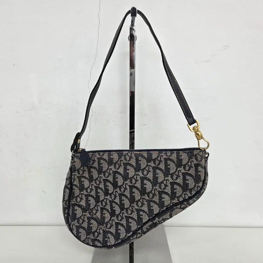 [BUNJANG] Dior Vintage Oblique Mini Saddle Tote Bag / 디올 빈티지 오블리크 새들백 미니 토트백