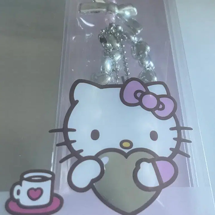 [BUNJANG] Phillimilly Kitty Collaboration Silver Keyring / 필리밀리 키티 콜라보 실버 키링