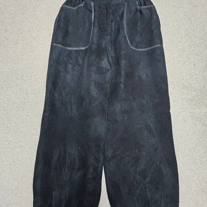 [BUNJANG] Natural Dyeing Silk Pants - Jar Fit, Body Covering / 천연염색 인견 바지 / 항아리핏 / 체형커버 끝판