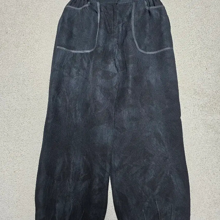 [BUNJANG] Natural Dyeing Silk Pants - Jar Fit, Body Covering / 천연염색 인견 바지 / 항아리핏 / 체형커버 끝판