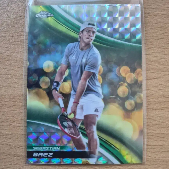 [BUNJANG] 2025 Top Chrome Tennis Sebastian Baez Geometric Refractor Card / 2025 탑스크롬 테니스 세바스찬 바에즈 지오메트릭 리프렉터카드 판매