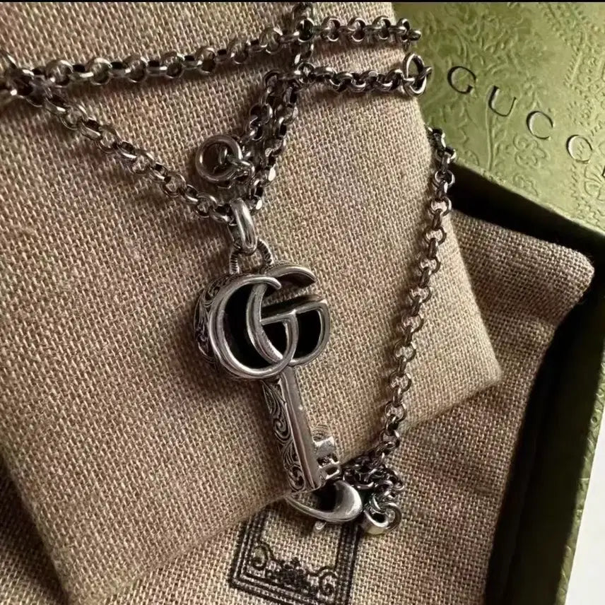 [BUNJANG] Gucci Interlocking G Key Pendant Necklace / 구찌 인터로킹G 키 펜던트 목걸이