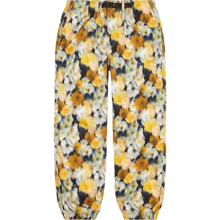 [BUNJANG] Supreme Liberty Floral Belted Pants Yellow 20SS / [S] 슈프림 리버티 플로럴 벨티드 팬츠 옐로우 20SS