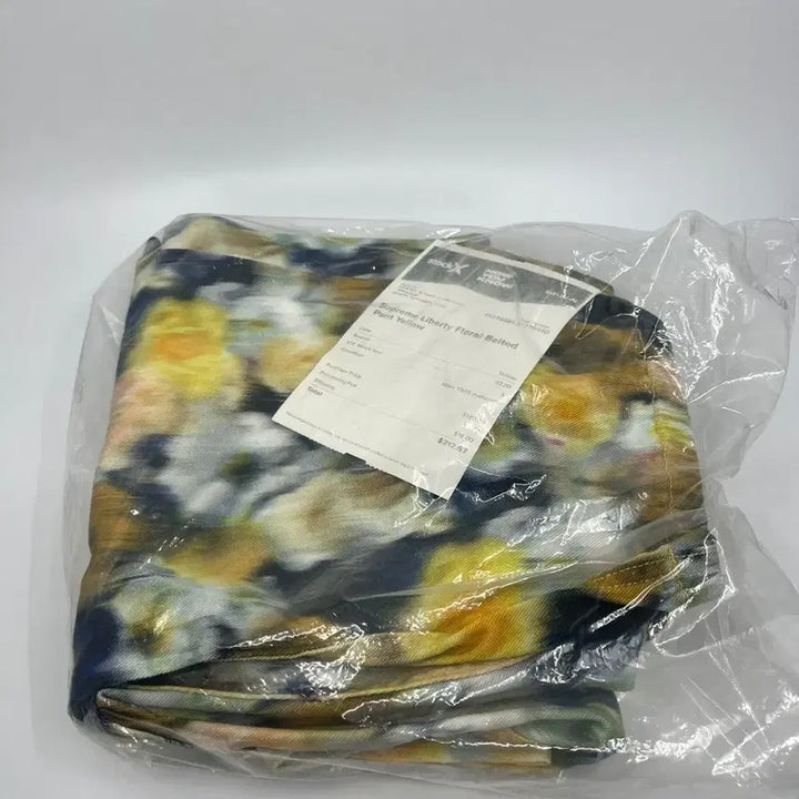 [BUNJANG] Supreme Liberty Floral Belted Pants Yellow 20SS / [S] 슈프림 리버티 플로럴 벨티드 팬츠 옐로우 20SS