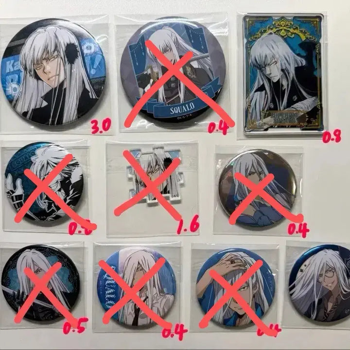 [BUNJANG] Katekyo Hitman Reborn! Squalo Goods Collection / 가정교사 히트맨 리본 가히리 스쿠알로 굿즈 모음