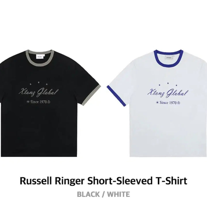 [BUNJANG] XTONZ Ringer T-shirt 2-Pack / 엑스톤즈 링거티셔츠 2PACK