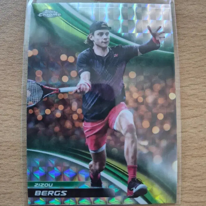 [BUNJANG] 2025 Tops Chrome Tennis Player Geometric Refractor Card / 2025 탑스크롬 테니스 지주 베르그스 지오메트릭 리프렉터카드 판매