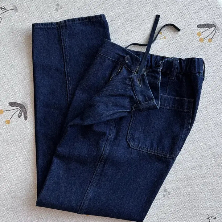 [BUNJANG] Muji Organic Cotton Kapok Denim Work Pants / [새제품/30-32] 무인양품, 오가닉 코튼 데님팬츠