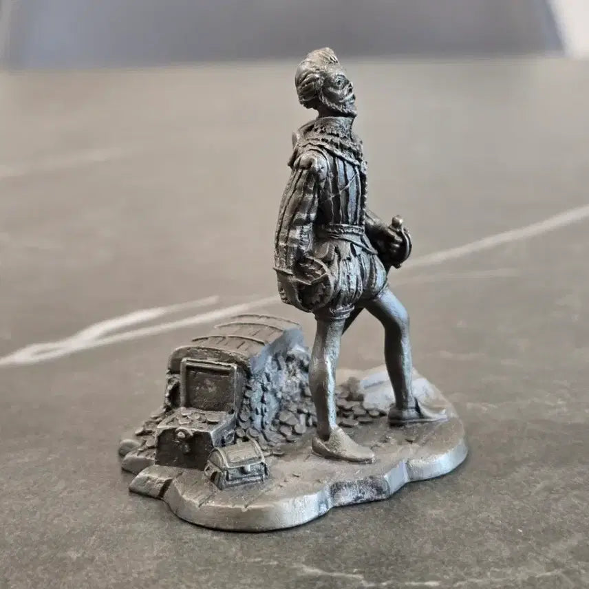 [BUNJANG] 1830 Francis Drake Pewter Figurine / 1830 영국 Royal Geographical 주석 작품