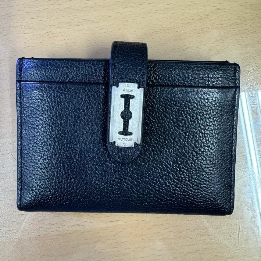 [BUNJANG] BUNQ MacPie Black Bi-fold Wallet / 분크 맥파이 블랙 지갑