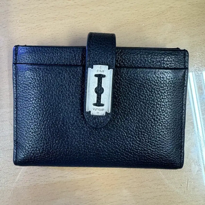 [BUNJANG] BUNQ MacPie Black Bi-fold Wallet / 분크 맥파이 블랙 지갑