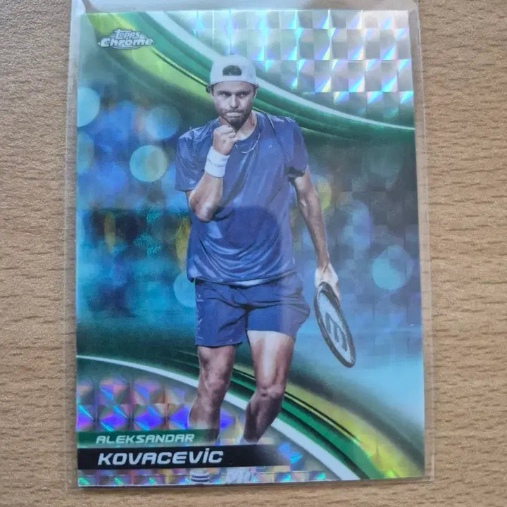 [BUNJANG] 2025 Tops Chrome Tennis Aleksandar Kovacevic Geometric Refractor Card / 2025 탑스크롬 테니스 알렉산다르 코바세비치 지오메트릭 리프렉터카드