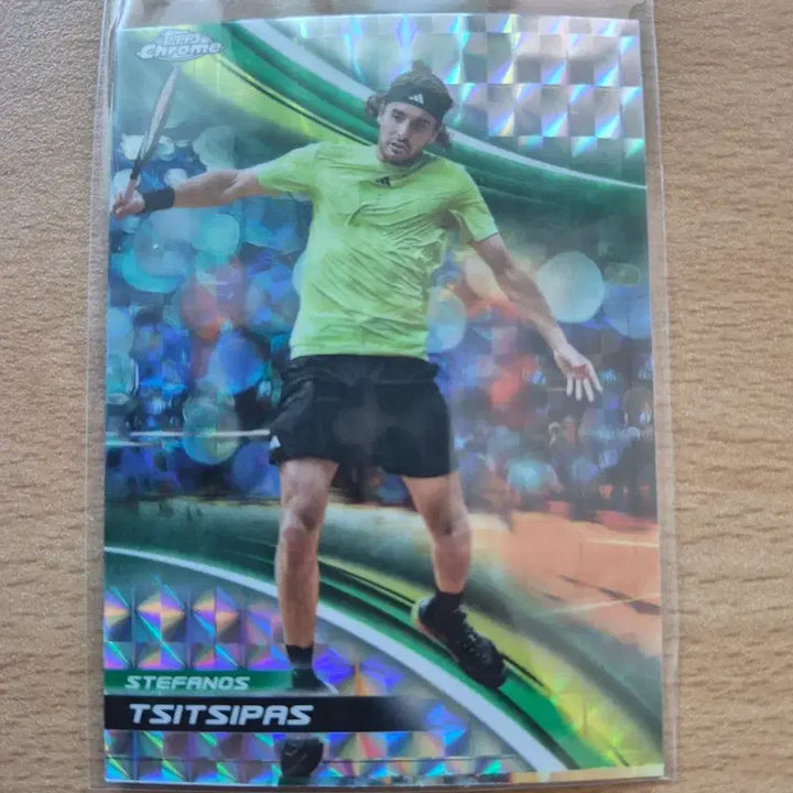 [BUNJANG] Stefanos Tsitsipas 2025 Top Chrome Geometric Refractor Card / 2025 탑스크롬 테니스 스테파노스 치치파스 지오메트릭 리프렉터카드