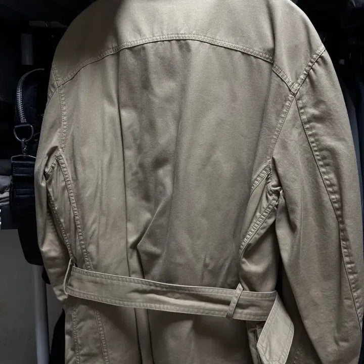[BUNJANG] Barbour International A7 Waxed Jacket / 바버 별주 인터네셔널 A7 베이지 논왁스