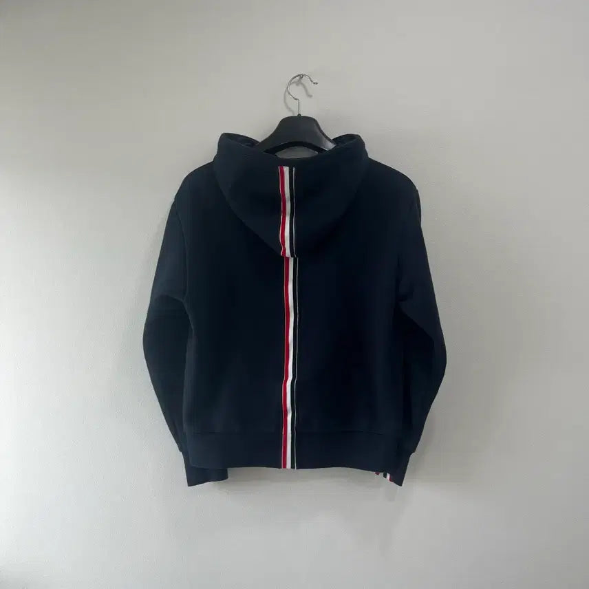 [BUNJANG] Thom Browne Back Tricolor Hoodie Zip-Up Navy / [1]톰브라운 백삼선 후드집업 네이비