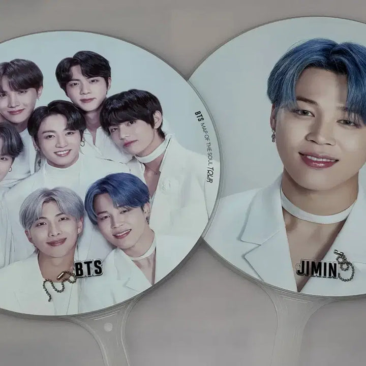 [BUNJANG] BTS Group/Jimin Uchiwa Fan Set / 방탄소년단 BTS 단체/지민 부채 우치와 세트