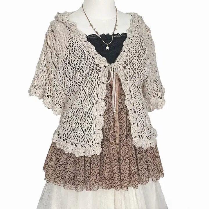 [BUNJANG] Vintage Leopard Print Shirring Strap Camisole Slip / 일본빈티지 리본쉬폰레오파드호피 셔링끈나시슬립 모리걸하구미룩갸루y2k히피