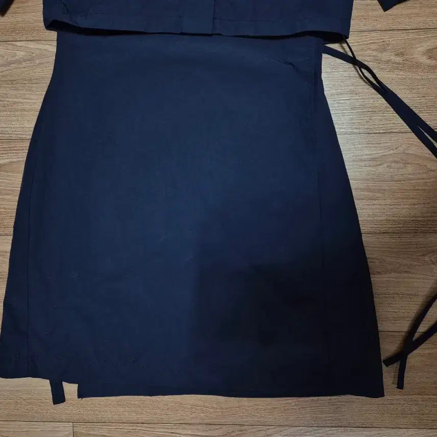 [BUNJANG] Kuho Plus Signature Cutout Shirt Mini Dress / 구호플러스 Kuho plus 시그니처 컷아웃 셔츠 미니 원피스