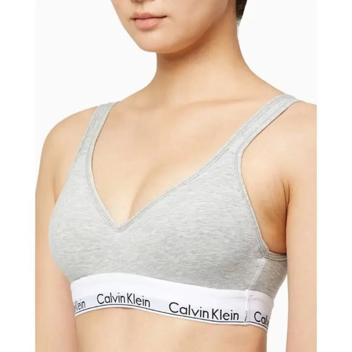 [BUNJANG] Calvin Klein Modern Cotton Scoop Back Bra Grey / 12시까지만 이가격)캘빈클라인 모던코튼스쿱백브라그레이속옷