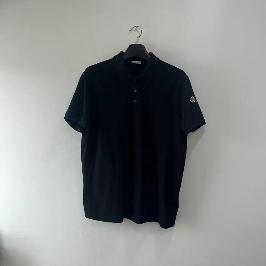 [BUNJANG] Moncler Logo Patch Short Sleeve Polo T-Shirt / [2XL]몽클레어 와펜 반팔 카라티