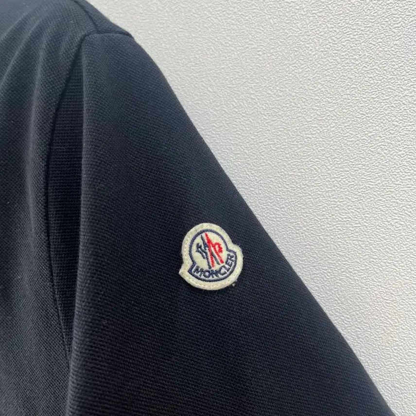 [BUNJANG] Moncler Logo Patch Short Sleeve Polo T-Shirt / [2XL]몽클레어 와펜 반팔 카라티