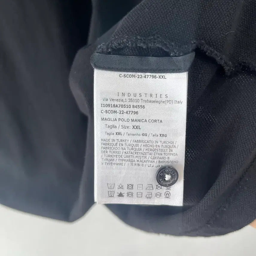 [BUNJANG] Moncler Logo Patch Short Sleeve Polo T-Shirt / [2XL]몽클레어 와펜 반팔 카라티