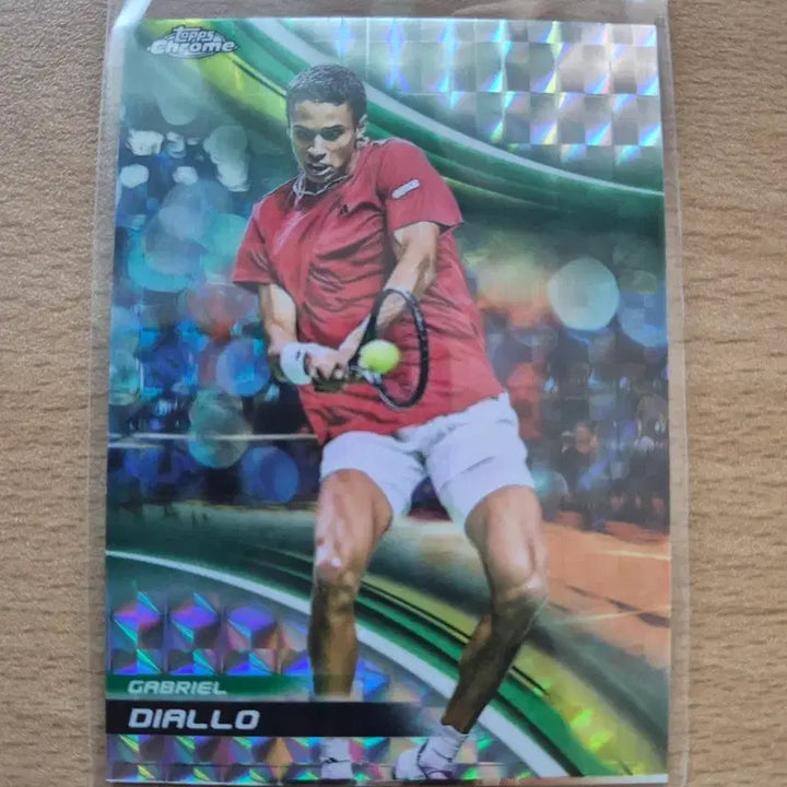 [BUNJANG] Gabriel Diallo 2025 Topscrom Tennis Geometric Refractor Card / 2025 탑스크롬 테니스 가브리엘 디알로 지오메트릭 리프렉터카드