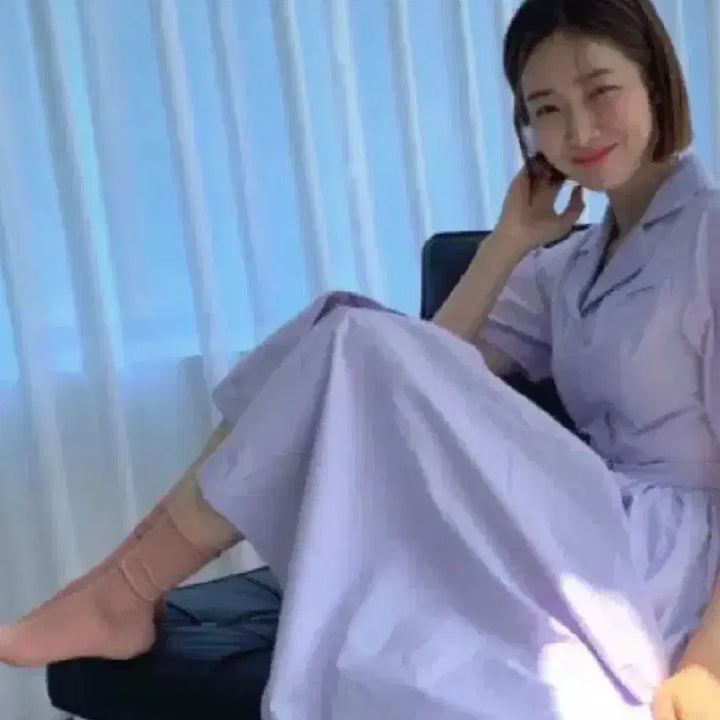[BUNJANG] AND YOU Lavender Long Dress / 앤유원피스라벤더직찍