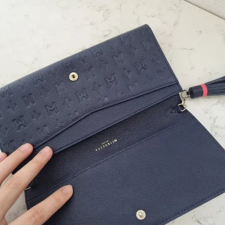 [BUNJANG] Metrog City Long Wallet Navy / 메트로시티 장지갑
