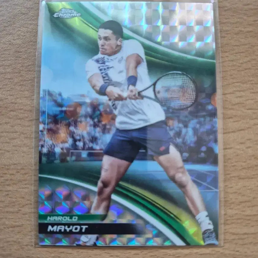 [BUNJANG] 2025 Tops Chrome Tennis Harold Mayot Geometric Refractor Card / 2025 탑스크롬 테니스 헤롤드 메이요 지오메트릭 리프렉터카드