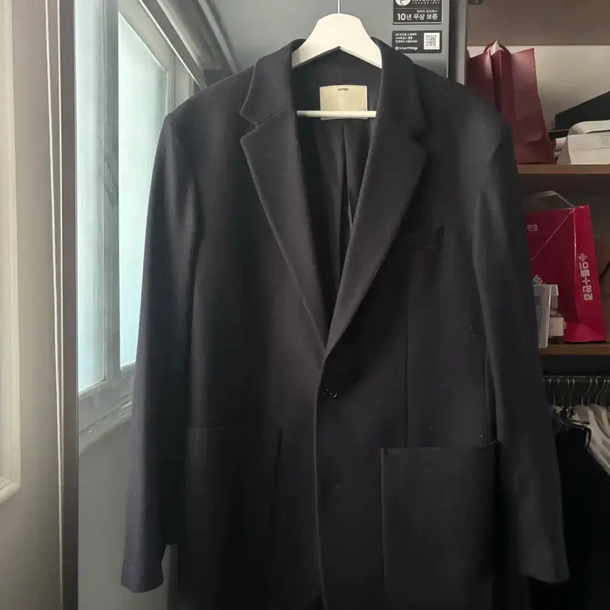 [BUNJANG] Pottery Wool Flannel Jacket Dark Navy / 포터리 울플란넬자켓 2사이즈(다크네이비)
