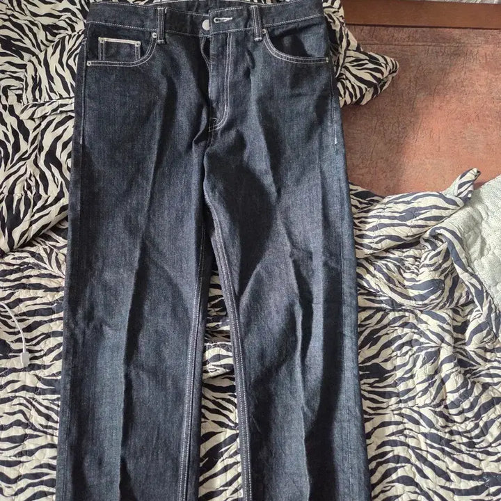 [BUNJANG] SPAO Raw Denim Slim Straight Fit Jeans Size 86 / 스파오 생지데님 86
