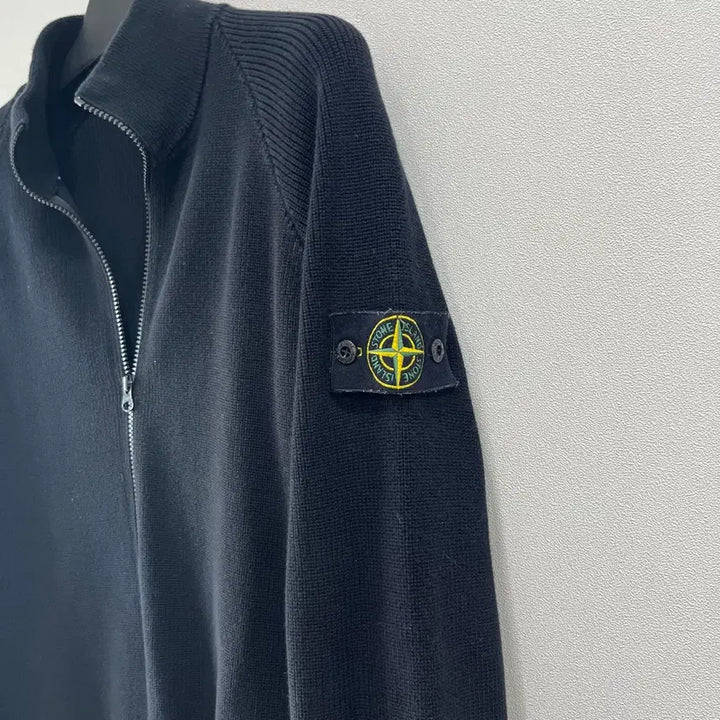 [BUNJANG] Stone Island Knit Zip-Up Black XL / [XL/신형택]스톤아일랜드 니트 집업 블랙