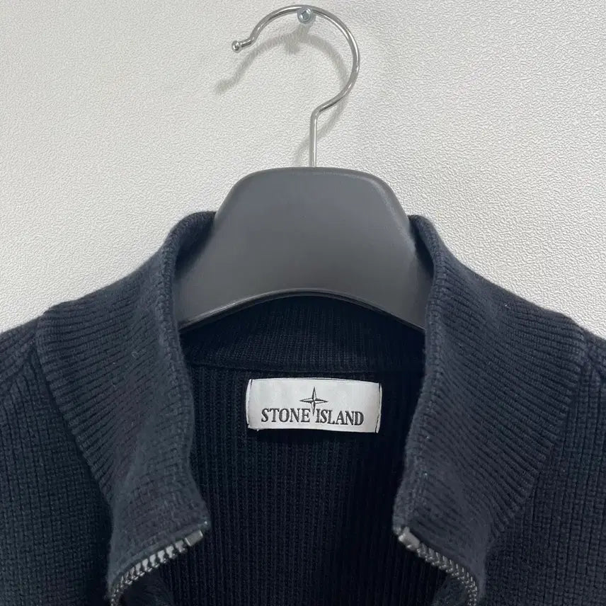 [BUNJANG] Stone Island Knit Zip-Up Black XL / [XL/신형택]스톤아일랜드 니트 집업 블랙