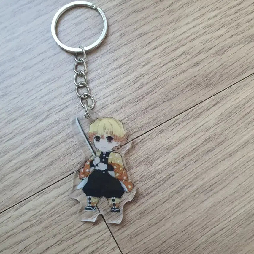 [BUNJANG] Demon Slayer Zenitsu Acrylic Keychain / 귀멸의칼날아카즈마젠이츠키링