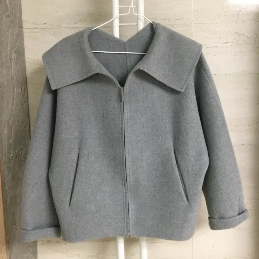 [BUNJANG] SJSJ Sailor Collar Wool Jacket / 한섬 SJSJ 세일러 카라 울 자켓 55