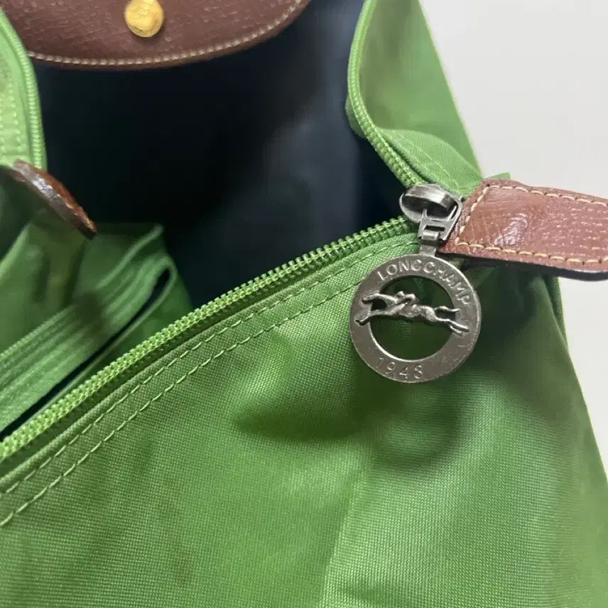 [BUNJANG] Longchamp Olive Green Large Tote Bag / 롱샴 올리브색 빅 토트백
