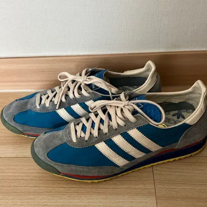 [BUNJANG] Adidas SL72 Vintage Blue Sneakers / Adidas 아디다스 SL72 빈티지 블루 운동화