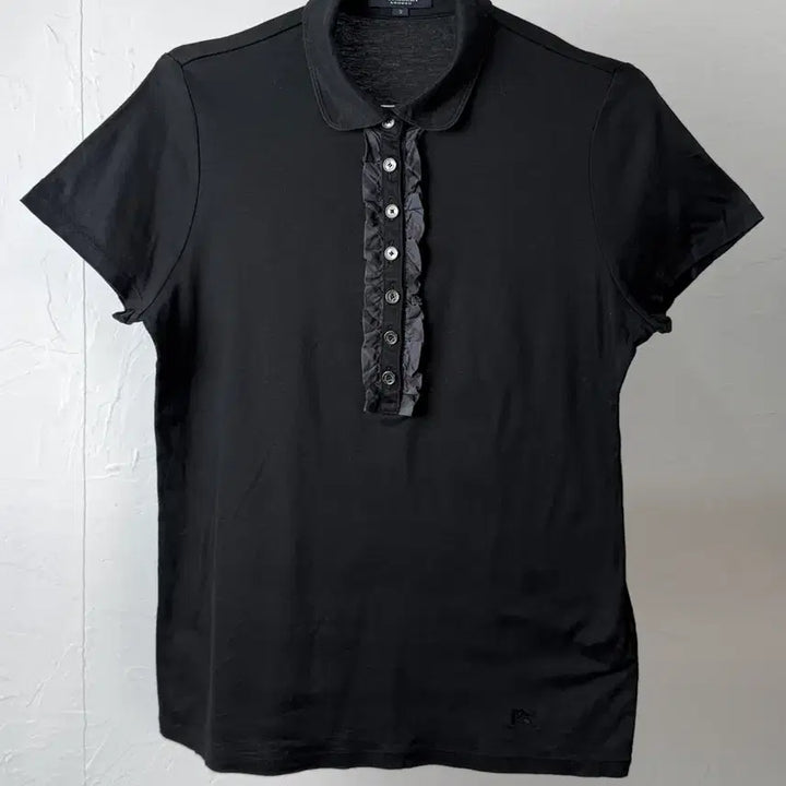 [BUNJANG] Burberry London Frill Collar T-Shirt / 버버리 런던 프릴 카라 티셔츠