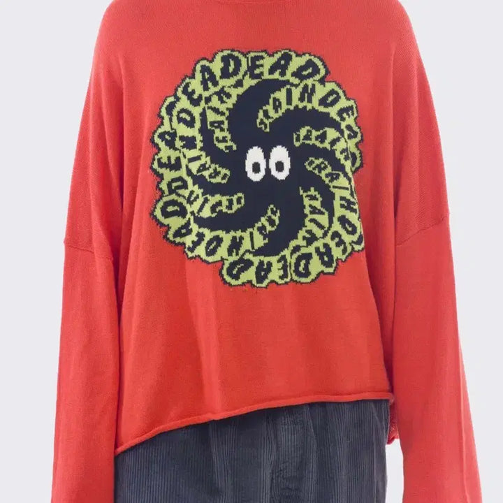 [BUNJANG] Brain Dead Knit Red L / [L] 브레인데드 니트