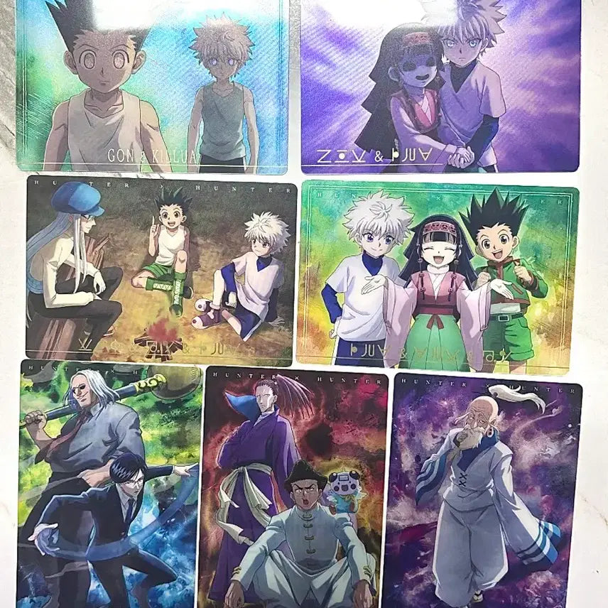 [BUNJANG] Hunter x Hunter Card Bundle Set - Killua, Gon, Alluka / (일괄)헌터헌터 이타쟈가 카드 키르아 곤 아르카