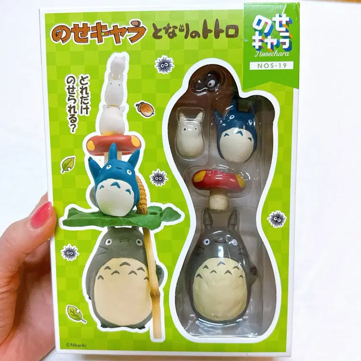 [BUNJANG] Studio Ghibli My Neighbor Totoro Stacking Play Figure (Sealed) / 고전 지브리 이웃집토토로 쌓기 놀이 피규어(미개봉)