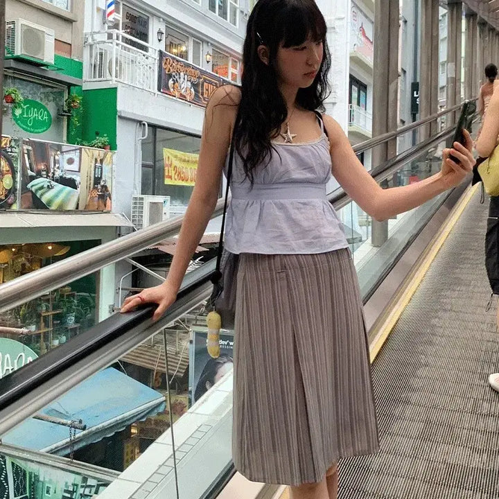 [BUNJANG] Loulouseoul Downtown Skirt Cream M / Loulouseoul 루루서울 Downtown skirt 스커트 크림 M
