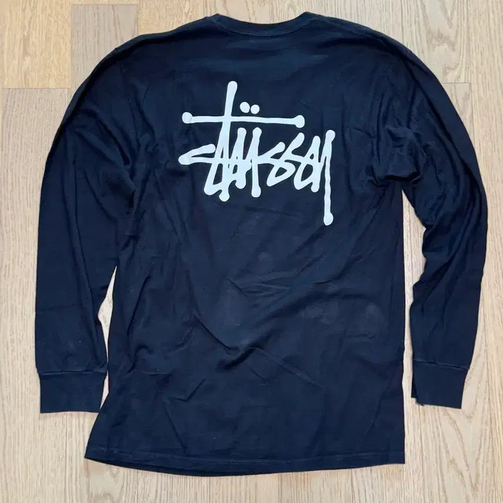 [BUNJANG] Stussy Stock Logo Long Sleeve T-Shirt / [L] 스투시 스탁로고 롱슬리브