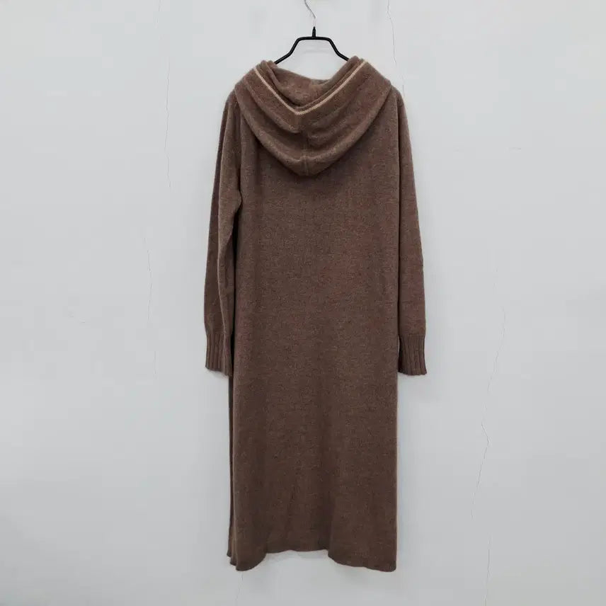 [BUNJANG] GOBI Cashmere 100% Hooded Long Dress Brown / GOBI 고비 캐시미어 100 후드 롱 원피스 브라운